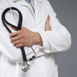 Close-up Of Male Doctor Holding Stethoscope