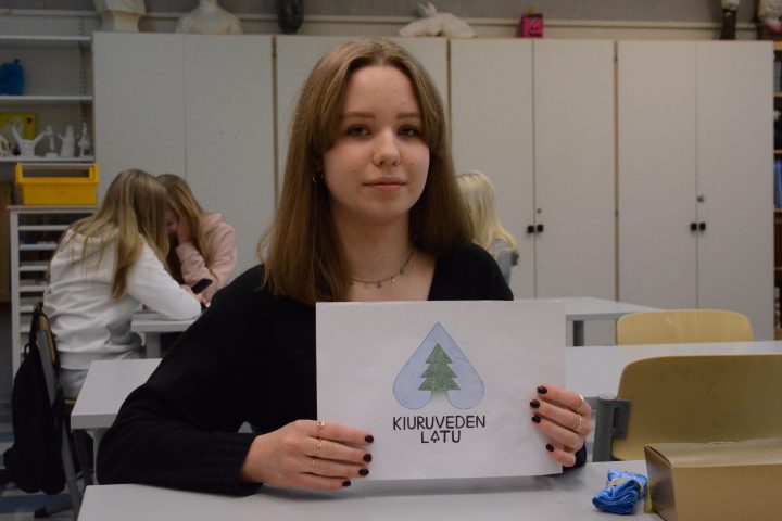 Petra Mustonen ja Kiuruveden Ladun uusi logo