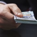 businessman with money