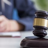 Judge and his gavel in law concept