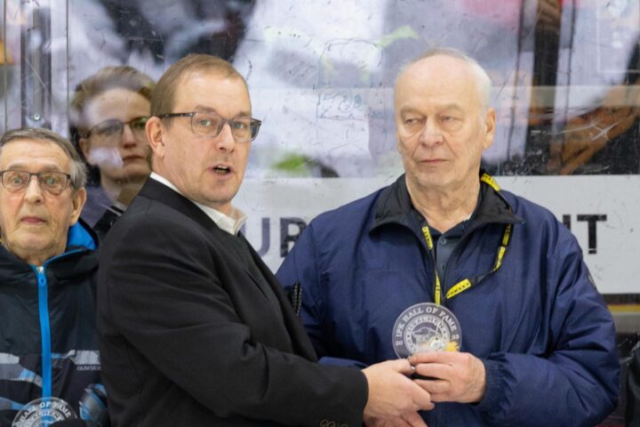 IPK Hall Of Fame jääkiekko Mika Salonen ja Jaakko Pehkonen (kuvaaja Darren Rose)