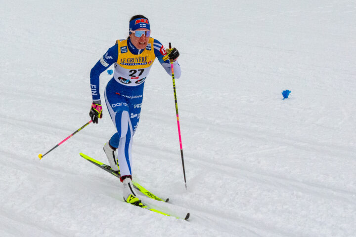 Kerttu Niskanen hiihto Rukan maailmancup (kuvaaja Hanna Pohjola)