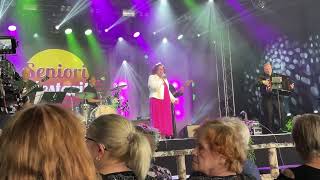 SenioriMestaruudesta laulamisessa kisattiin IskelmäAreenalla 18.7.2024 (Nostokuva)