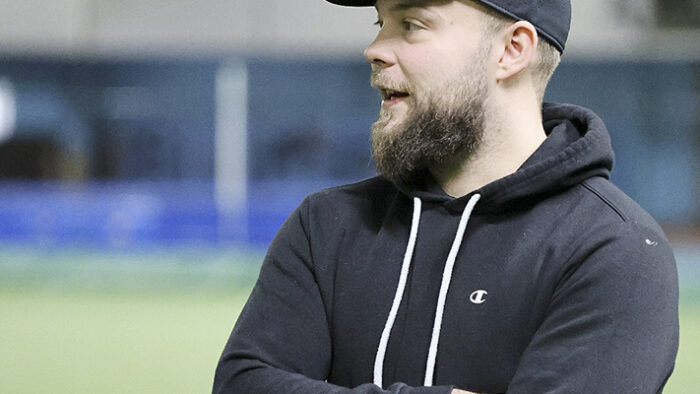 Viljami Ojala Kuopion Steelers amerikkalainen jalkapallo jenkkifutis 1 (kuvaaja Gerly Matihaldi)_nettiin