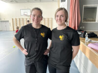 Kiuru Rugby Clubin maajoukkuepelaajat Taru Nuutinen ja Noora Nöjd_käsitelty