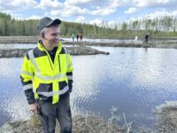 Toiviaisjärvi Toivo-kosteikko avajaiset Toiviaisjärven seutu ry puheenjohtaja Jukka Väätäinen_käsitelty