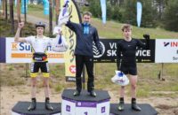 Iiro Säisä Kiuruveden Urheilijat M18-sarjan voitto SkiRun Challenge Vuokatti (kuvaaja Touho Häkkinen)