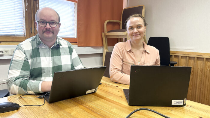 Kiuruveden kaupunginjohtaja Juha-Pekka Rusanen ja hallintojohtaja Tiia Väänänen_käsitelty