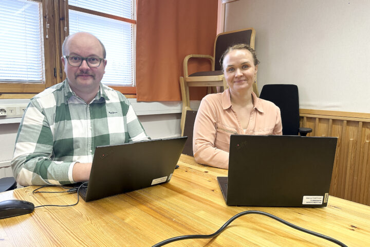 Kiuruveden kaupunginjohtaja Juha-Pekka Rusanen ja hallintojohtaja Tiia Väänänen_käsitelty