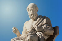 classic Plato statue