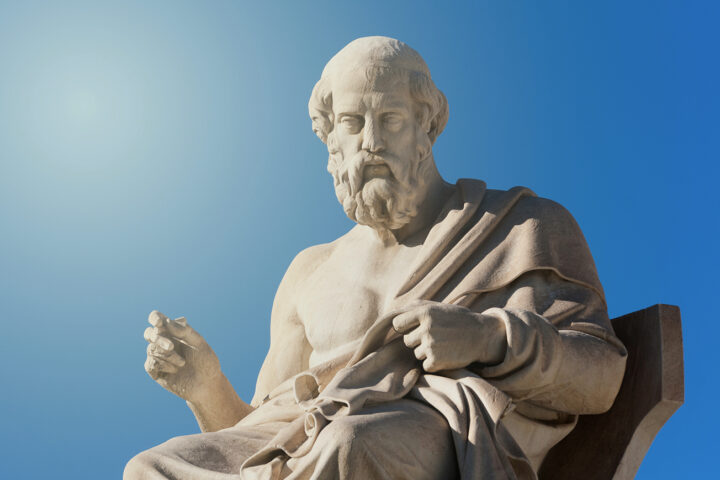 classic Plato statue
