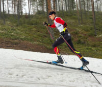 Kiuruveden Urheilijat maastohiihto Kainuun Talvikisat Vuokatissa ensilumen ladulla Arttu Ritvanen M20-sarja (kuvaaja Kiuruveden Urheilijat)_nettiin