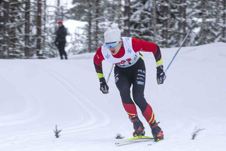 Maastohiihdon Suomen Cup Rukalla Arttu Ritvanen Kiuruveden Urheilijat_käsitelty