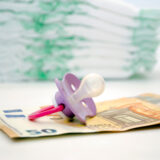 expenses for the maintenance of the baby, pacifier and money clo