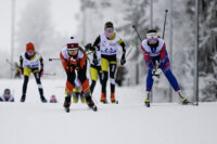 Aino Myllylä Kiuruveden Urheilijat maastohiihto N14-sarja Iivo Cup Kuopion Puijolla (kuvaaja Lassi Myllylä)