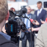 Journalism. News conference. Media event.