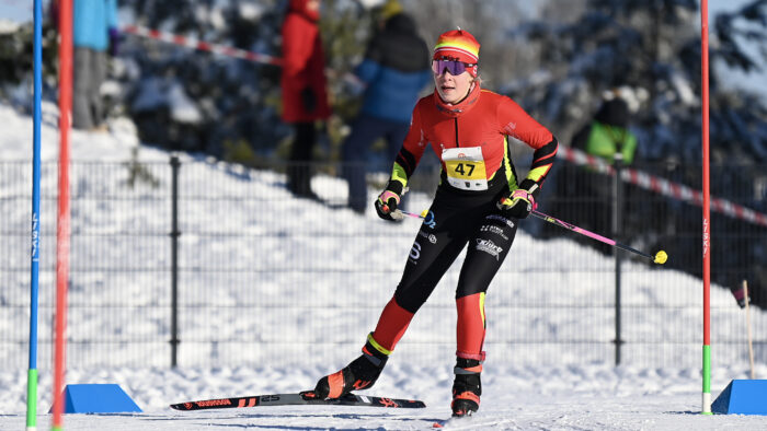 Koululiikuntaliiton mestaruushiihdot Miitta Huttunen (kuvaaja Lassi Myllylä)