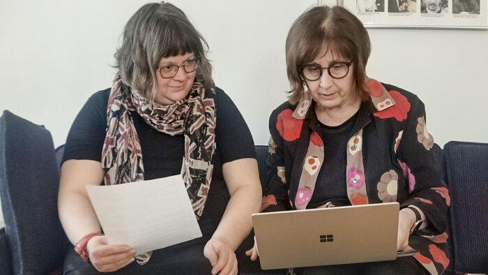 4 Kuva Johanna Kulmala vas. ja Kerttu Ruhanen oik., kuva Jarmo Ruhanen_käsitelty