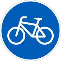 Pyöräily liikennemerkki